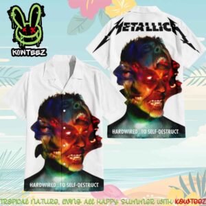 Metallica Heavy Metal Thrash Metal Band Hardwired To Self-Destruct Album Merch 2025 Hawaiian Shirt And Beach Short