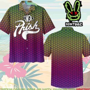 Phish Rock Band Prince Caspian Summer Merch 2025 Hawaiian Shirt And Beach Short