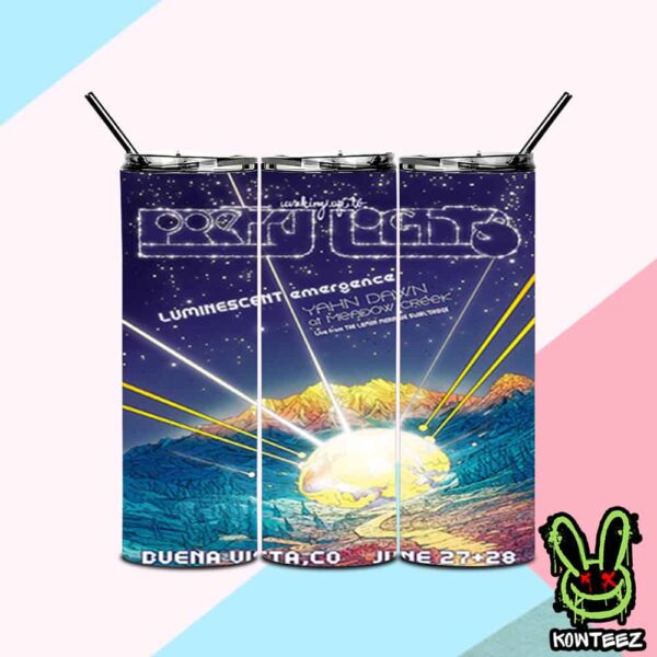 Pretty Lights Presents Luminescent Emergence Yahn Dawn At Meadow Creek In Buena Vista Colorado June 27 & 28 Soundship Solarsystem Tumbler-Mug-Cup With Straw