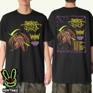 Satanic Tea Co Western Canada Easter Massacre Tour Dates 2025 With Misyrion Two Sides Unisex T-Shirt