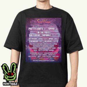 Secret Dreams Festival Legend Valley On July 17-19 2025 Thornville OH Merch Unisex T-Shirt