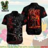 Slayer Rock Band Island Getaway Merch 2025 Hawaiian Shirt And Beach Short