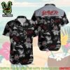 Slayer Rock Band Palm Paradise Merch 2025 Hawaiian Shirt And Beach Short