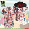 Slayer Rock Band Tropical Reign Merch 2025 Hawaiian Shirt And Beach Short