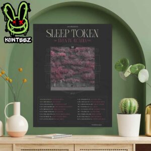 Sleep Token The Even In Arcadia Tour Dates September And October 2025 Home Decor Poster Canvas