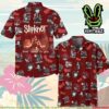 Slipknot 25th Anniversary Here Comes The Pain Summer Merch 2025 Hawaiian Shirt And Beach Short