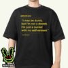 The Offspring Self Esteem Lyric Merch Unisex T-Shirt