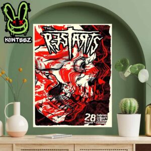 The Restarts Merch Poster For Show On February 2025 Bogota Colombia Home Decor Poster Canvas Home Decor Poster Canvas