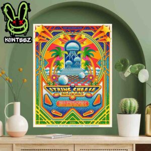 The String Cheese Incident And Conscious Alliance Merch Poster For March 13-14-15-16 2025 Home Decor Poster Canvas