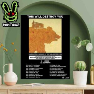 This Will Destroy You With Jesse Beaman Tour Dates 2025 Home Decor Poster Canvas