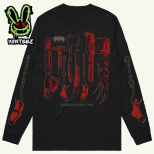 To The Grave Merch A Declaration Of War All Over Print Long Sleeve Unisex T-Shirt