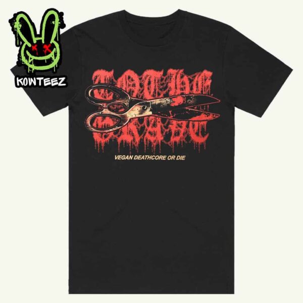 To The Grave Merch Scissors Vegan Deathcore Or Die Unisex T-Shirt