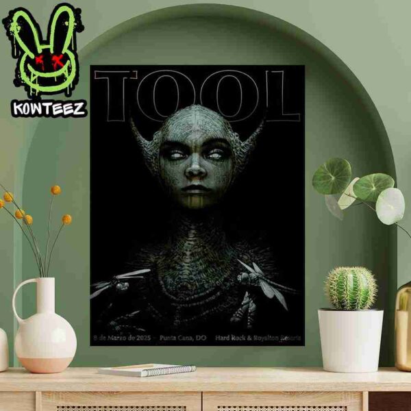 Tool Band Merch Poster For Punta Cana Do At Hard Rock And Royalton Resorts March 8 2025 Home Decor Poster Canvas