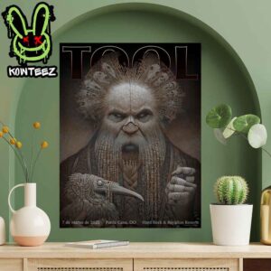 Tool Band Merch Poster For Show On 7 De Marzo De 2025 In Punta Can Do At Hard Rock And Royalton Resorts Home Decor Poster Canvas