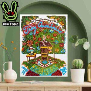 Trey Anastasio Concert At Mershon Auditorium Columbus OH USA On March 14 2025 From The Solo Acoustic 2025 Tour Home Decor Poster Canvas