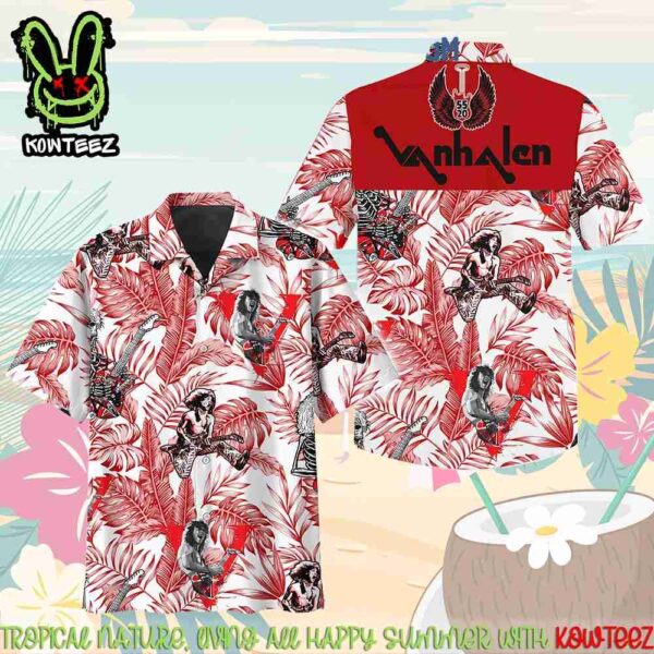 Van Halen With Summer Merch 2025 Hawaiian Shirt And Beach Short