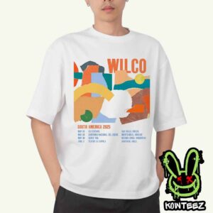 Wilco Band Merch South America 2025 Tour On May 25 28 30 And June 2 Merch Unisex T-Shirt