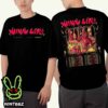 The Offspring With Jimmy Eat World And New Found Glory Merch Poster For Supercharged Worldwide In Tour 2025 Dates List From Jul To Sept Merch Two Sides Unisex T-Shirt