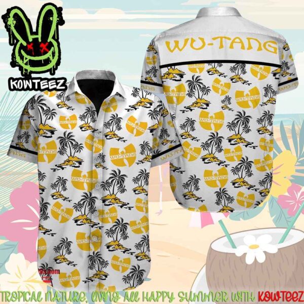 Wu-Tang Clan Coconut Color White Merch 2025 Hawaiian Shirt And Beach Short