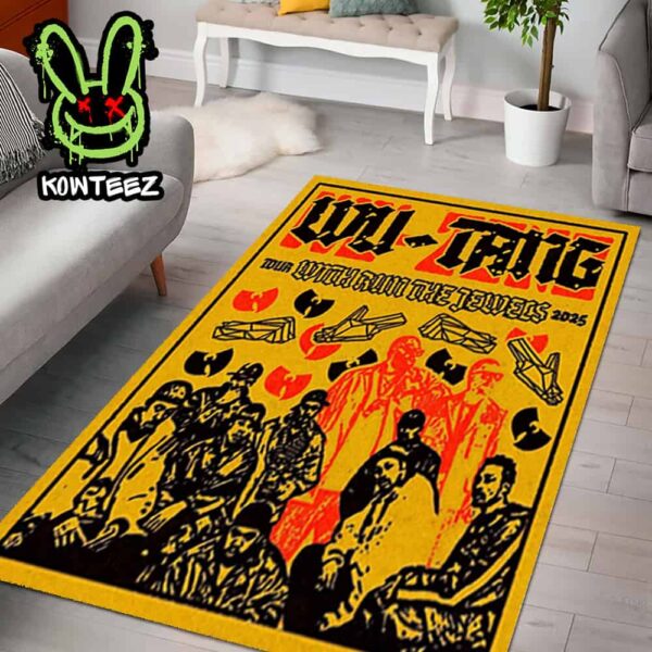 Wu Tang Clan With Run The Jewels 2025 The Final Chamber Tour Home Decor Rug Carpet