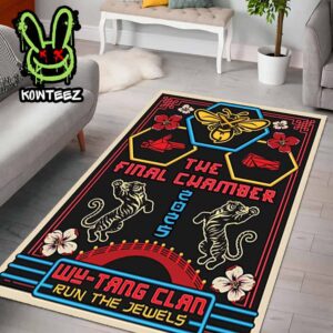 Wu Tang Clan With Run The Jewels The Final Chamber Tour 2025 Home Decor Rug Carpet