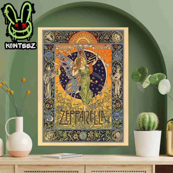 Zepparella Zeppelin Forever 2025 Home Decor Poster Canvas